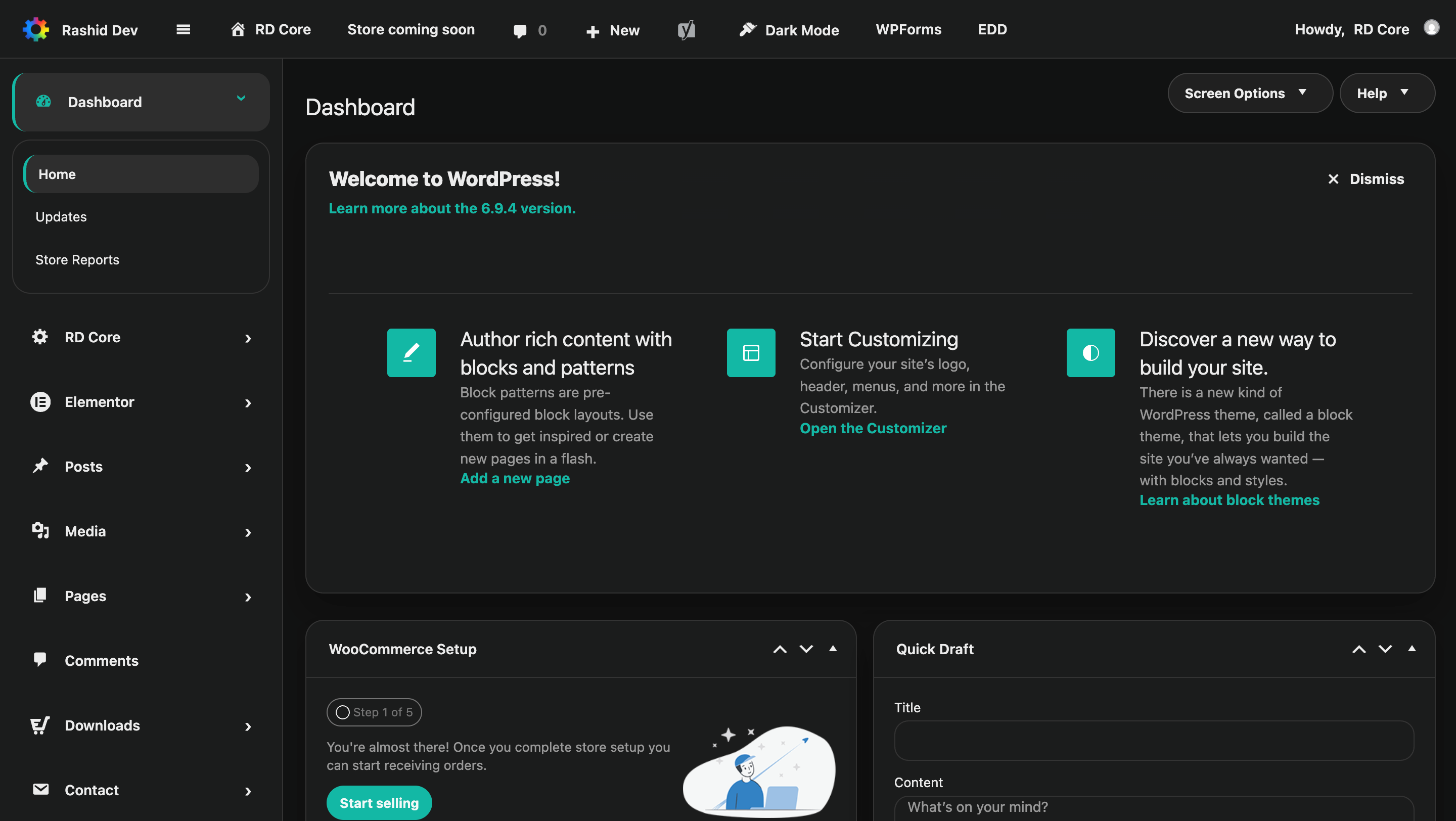 RD Core — All-in-One WordPress Admin Toolkit